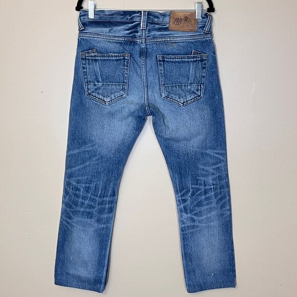 PRPS Japanese Selvedge Denim Donwan Harrell Button Fly Jeans - Men's Size 31*28 - Picture 4 of 15